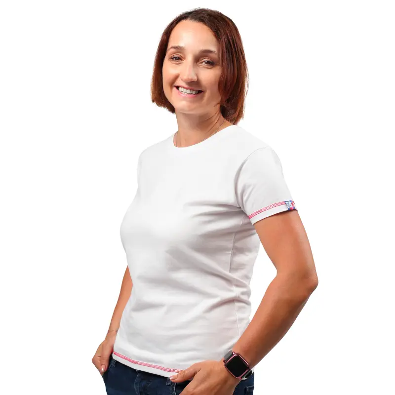 Tričko K2 tým s červeným lemováním