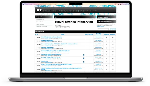Infoservis pre hlásenie chýb